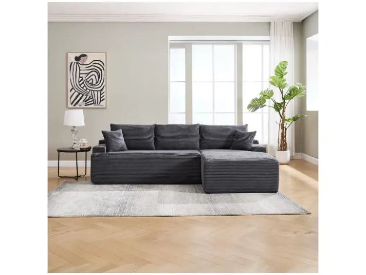 Ecksofa »Coredo« im Cord-Look
