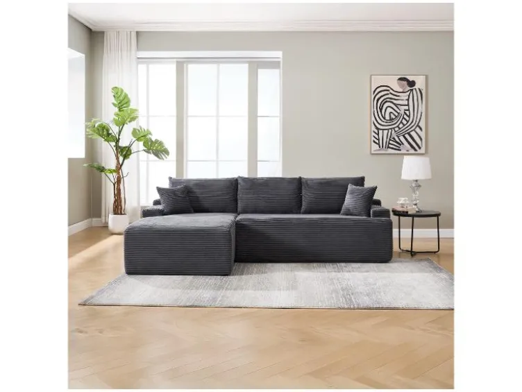 Ecksofa »Coredo« im Cord-Look
