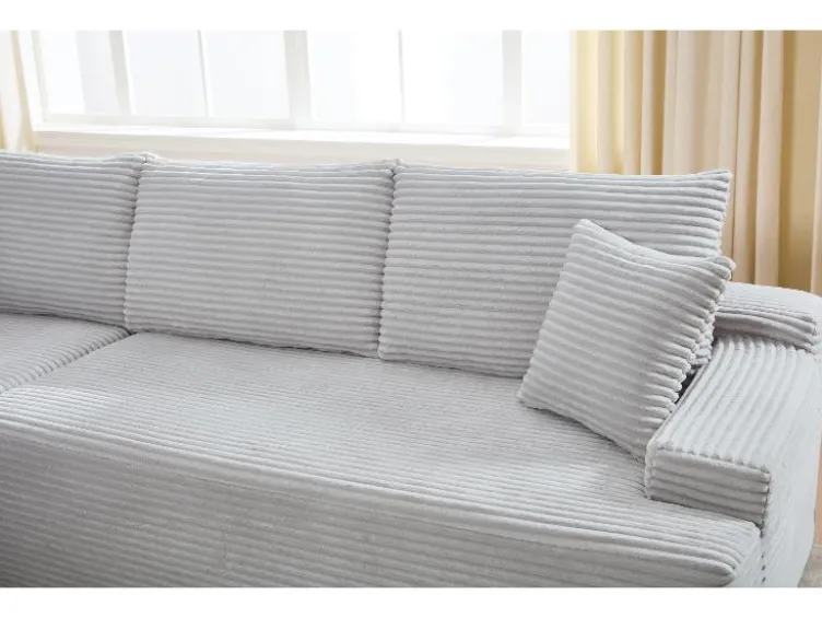 Ecksofa »Coredo« im Cord-Look