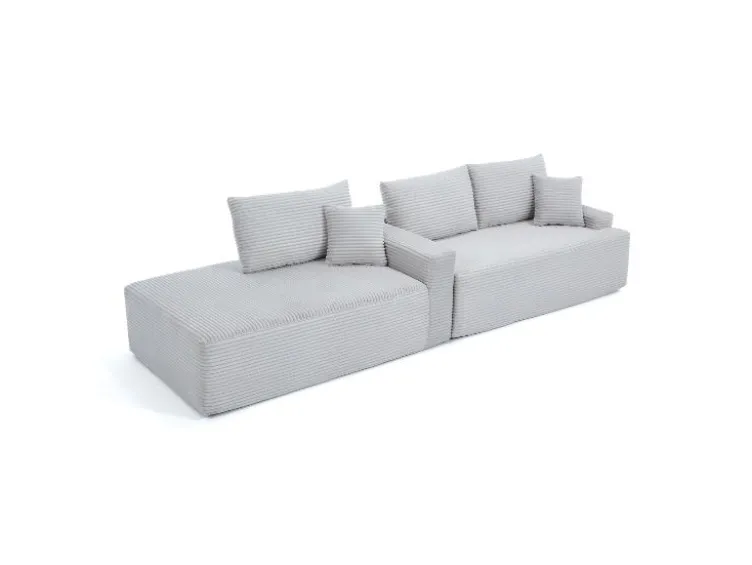 Ecksofa »Coredo« im Cord-Look