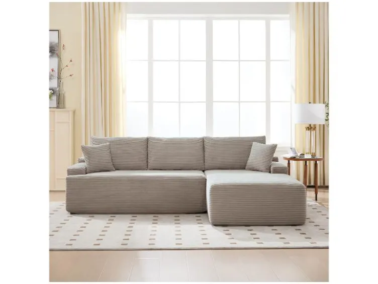 Ecksofa »Coredo« im Cord-Look