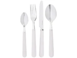 Edelstahl-Besteck-Set mit Kunststoffgriff, 24-teilig