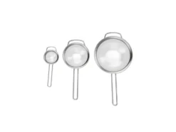 Edelstahl-Küchensieb-Set, 3 Stück