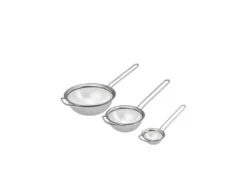 Edelstahl-Küchensieb-Set, 3 Stück