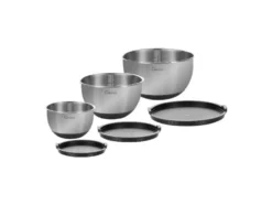 Edelstahl-Schüssel-Set, 6-teilig