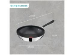 Edelstahl-Wokpfanne »Quick & Easy«, Ø 28 cm
