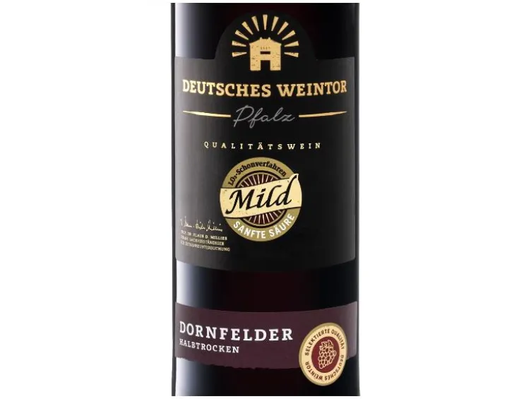 EDITION MILD Dornfelder Pfalz QbA halbtrocken, Rotwein 2024