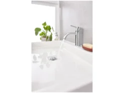 Einhebel-Waschtischarmatur, mit Wassersparfunktion