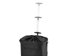 Einkaufstrolley, 40 l, mit Teleskopgriff und Innentasche mit Einkaufswagen-Chips