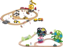 Eisenbahn-Set »Baustelle / Freizeitpark«