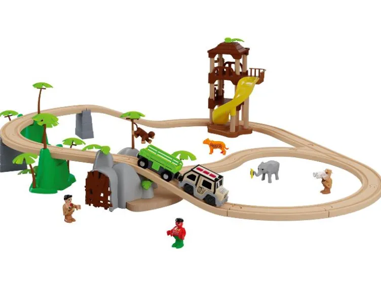 Eisenbahn-Set »Dschungel / Passagierzug«, Streckenlänge max. 2,8 m