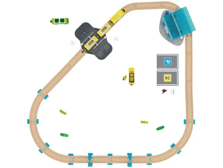 Eisenbahn-Set »Dschungel / Passagierzug«, Streckenlänge max. 2,8 m