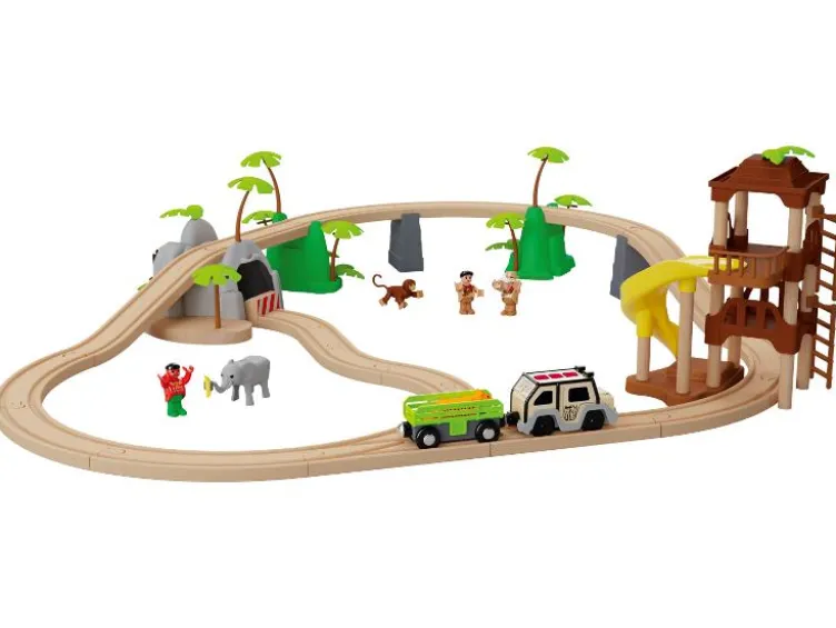 Eisenbahn-Set »Dschungel / Passagierzug«, Streckenlänge max. 2,8 m