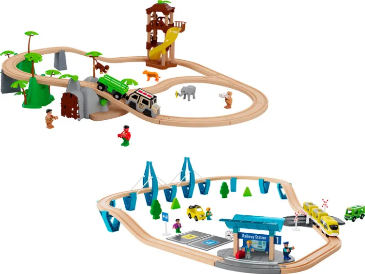Eisenbahn-Set »Dschungel / Passagierzug«, Streckenlänge max. 2,8 m