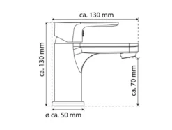 Eisl Waschtischarmatur »CLAUDIO«, mit homogenem Strahlbild