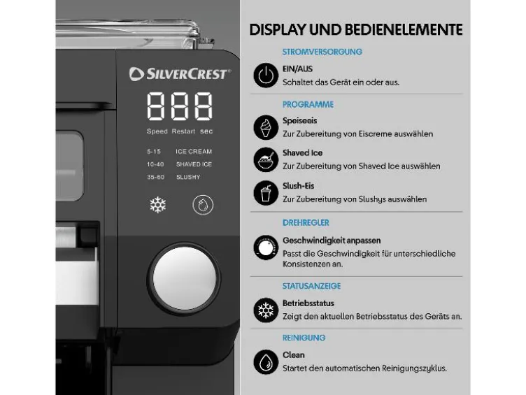 Eismaschine 3 in 1 SEMK 210 A1