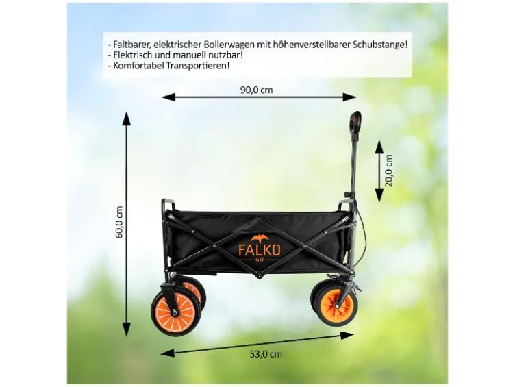 Elektrischer Bollerwagen