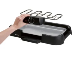 Elektro-Tisch-und-Stand-Grill, mit stufenloser Temperatureinstellung