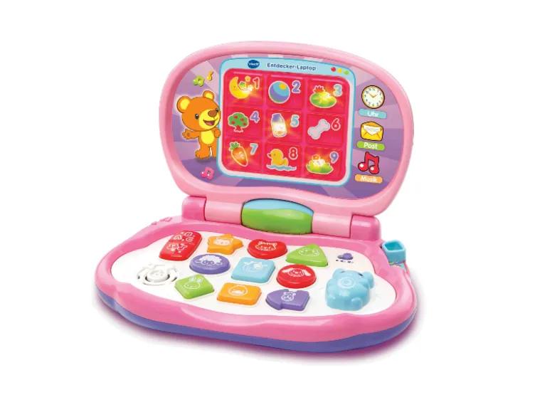 Entdecker-Laptop pink