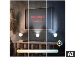 2er Set Wandleuchten Kabellos