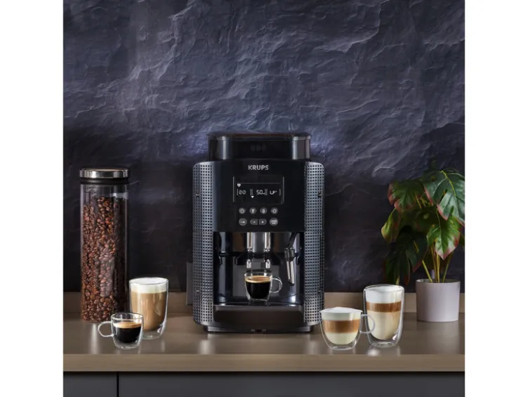 Essential Pisa Kaffeevollautomat, Milchdüse, individuelle Dosierung, LC Display, einfache Reinigung »EA81PO«