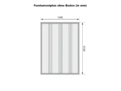 Fahrradgarage für 3 Fahrräder