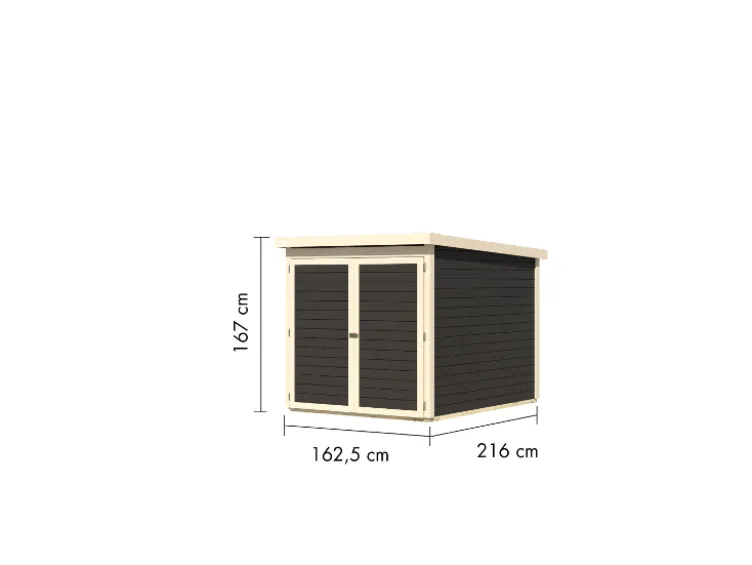 Fahrradgarage für 3 Fahrräder