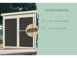 Fahrradgarage für 3 Fahrräder