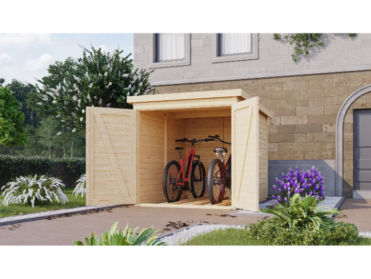 Fahrradgarage für 3 Fahrräder