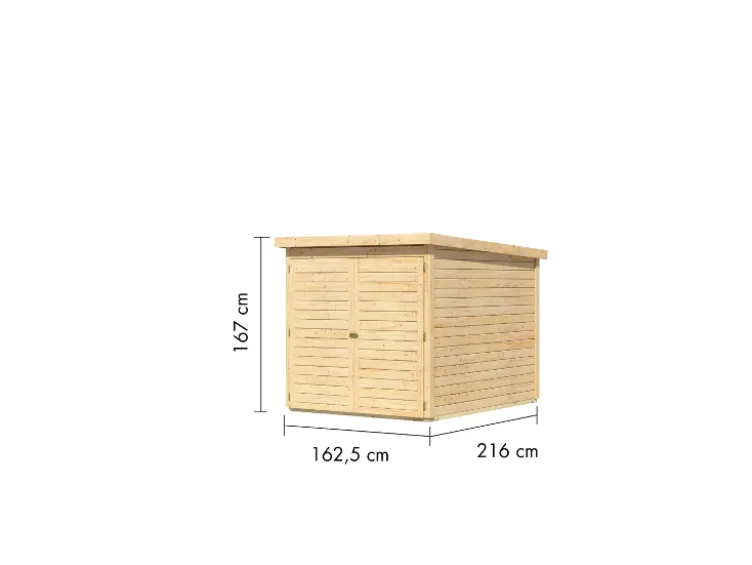 Fahrradgarage für 3 Fahrräder