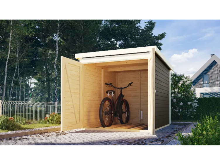 Fahrradgarage für 3 Fahrräder
