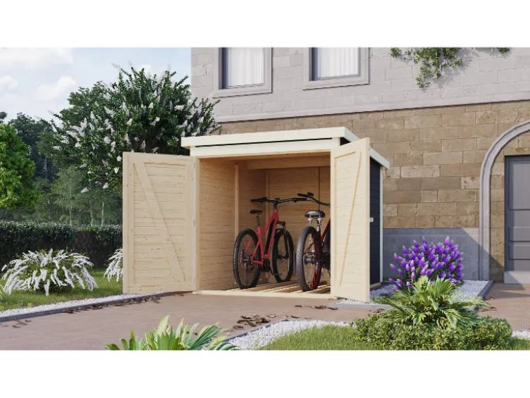 Fahrradgarage für 3 Fahrräder