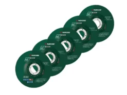 Fächerscheiben-Set / Klettschleifteller mit Schleifpapier-Set / Reinigungsscheibe / Schruppscheiben-Set, Ø 125 mm