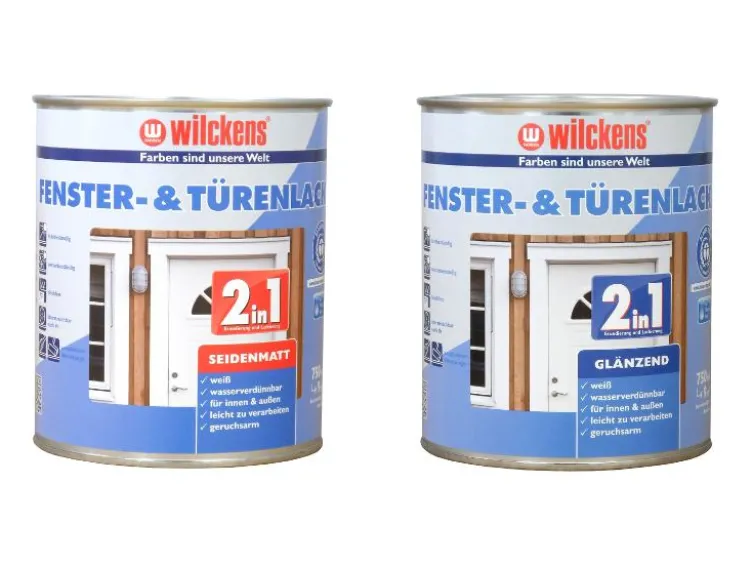 Fenster- & Türenlack 2in1, 750 ml, weiß