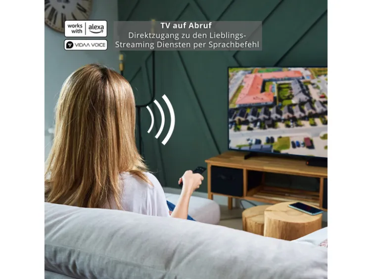 Fernseher »UV3463DAW« VIDAA Smart TV 4K UHD