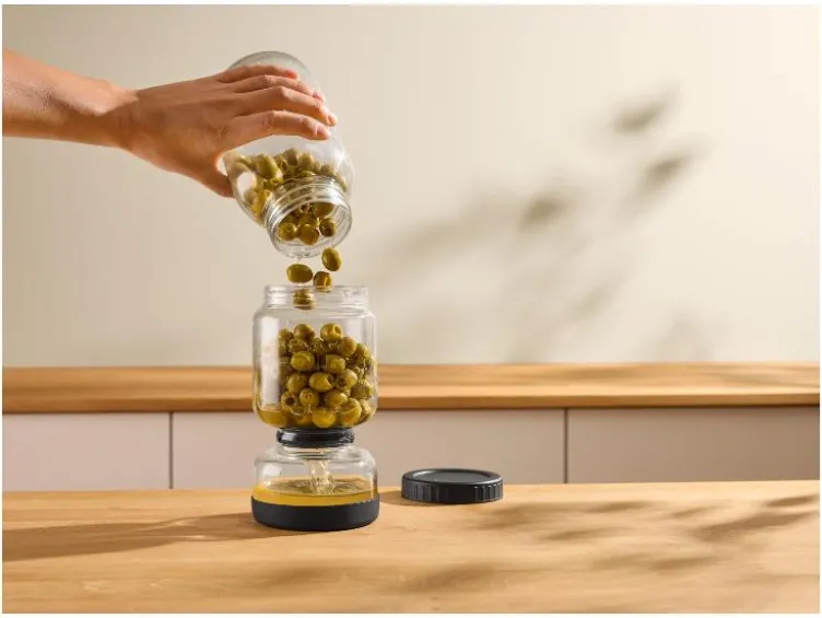 Flip-Einmachglas / Fermentationsgläser / Glasgewichte