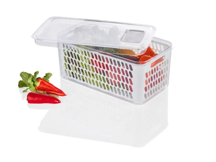 Frischhaltebox / Frischhalteboxen-Set, mit herausnehmbarer Abtropfeinsatz