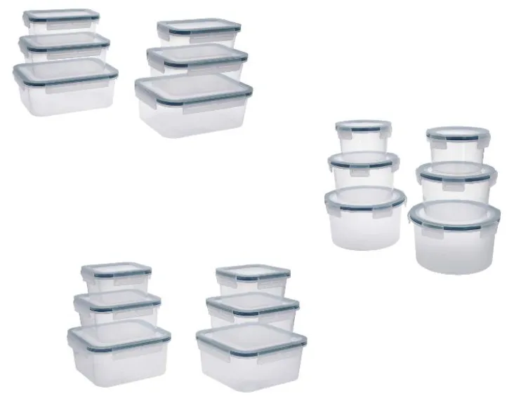Frischhaltedosen-Set, 6 Stück