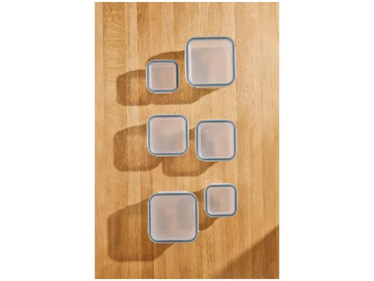 Frischhaltedosen-Set, 6 Stück