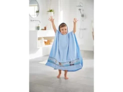 Frottier Poncho, 70 x 70 cm, mit Kapuze