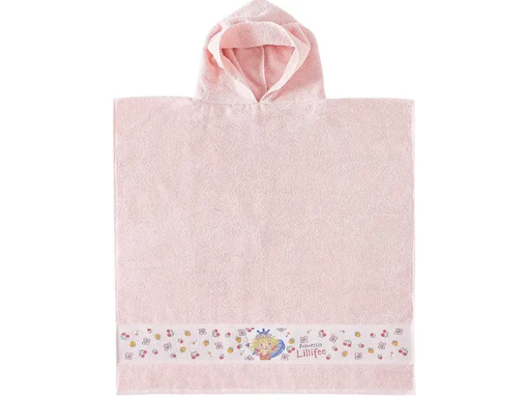 Frottier Poncho, 70 x 70 cm, mit Kapuze