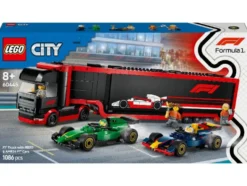 60445 F1® Transporter mit RB20 & AMR24 F1® Rennautos