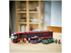 60445 F1® Transporter mit RB20 & AMR24 F1® Rennautos