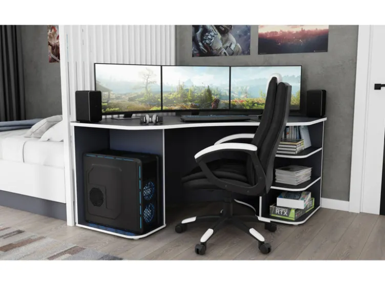 Gaming Schreibtisch »Thanatos«, mit farblich abgesetzte Kanten