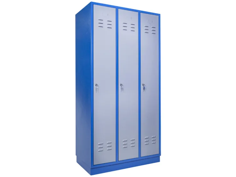 Garderobenschrank »TYP GS 3«, 3-türig, aus Stahl