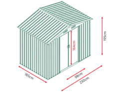 Gartengerätehaus XL