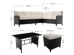 Gartenlounge »Manacor«, 4-teilig