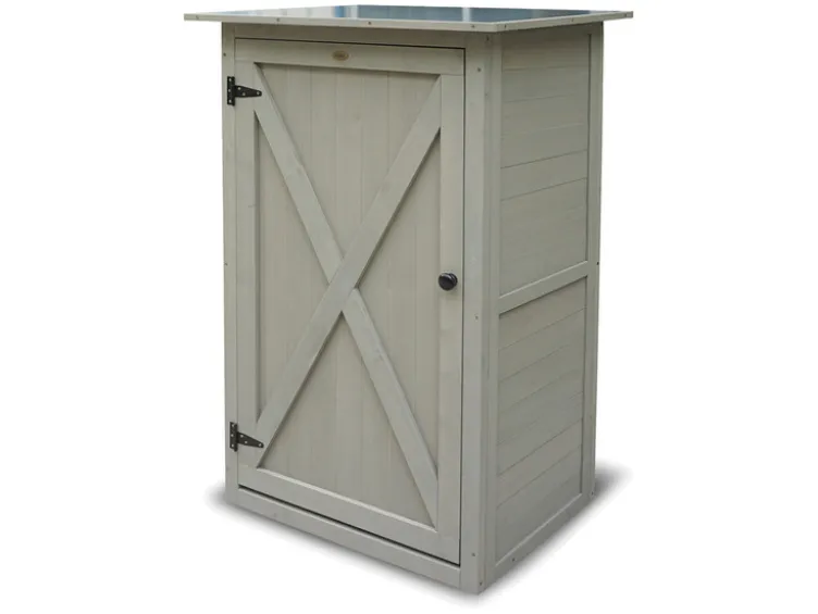 Gartenschrank »Benno«, 76 x 56 x 117 cm, grau