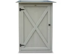 Gartenschrank »Benno«, 76 x 56 x 117 cm, grau
