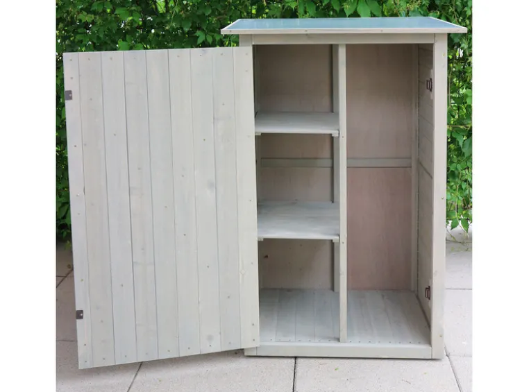 Gartenschrank »Benno«, 76 x 56 x 117 cm, grau